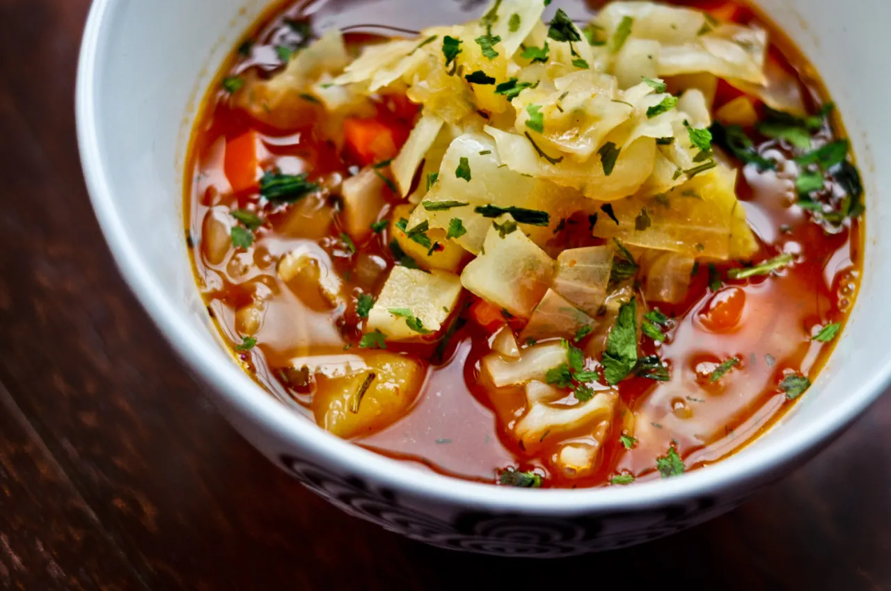 Wegetariańskie dania z białej kapusty