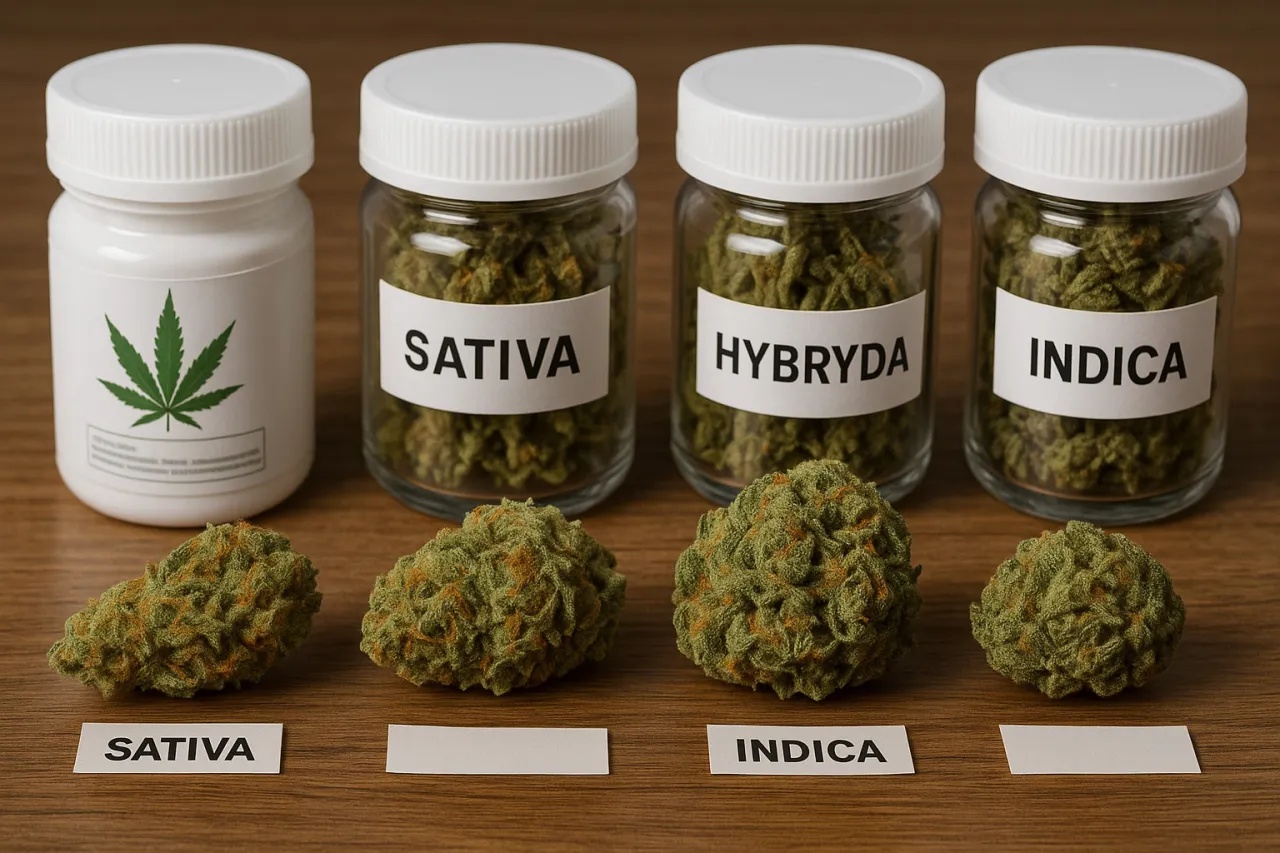 Medyczna marihuana THC CBD działanie