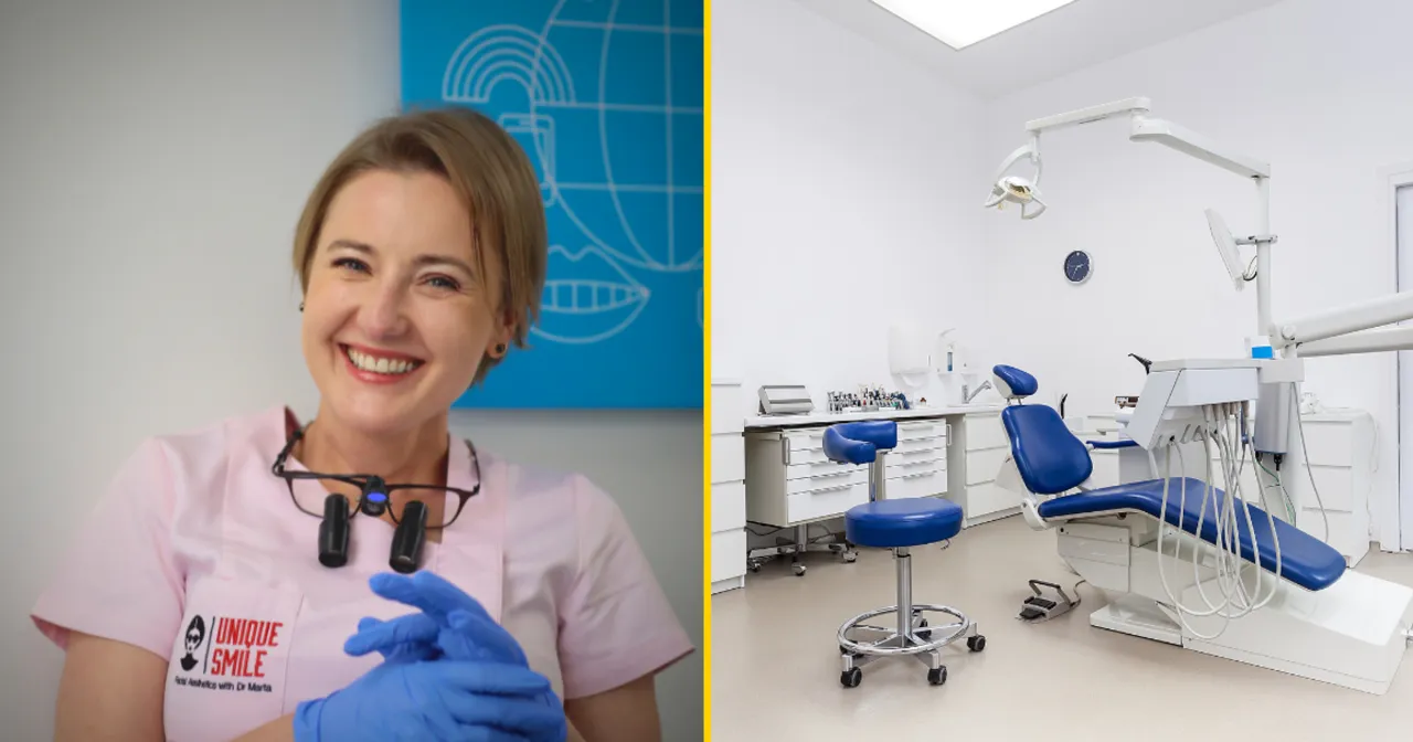 dentysta w Anglii na stażu