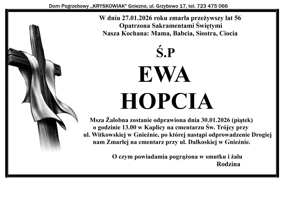 nekrologi online gniezno