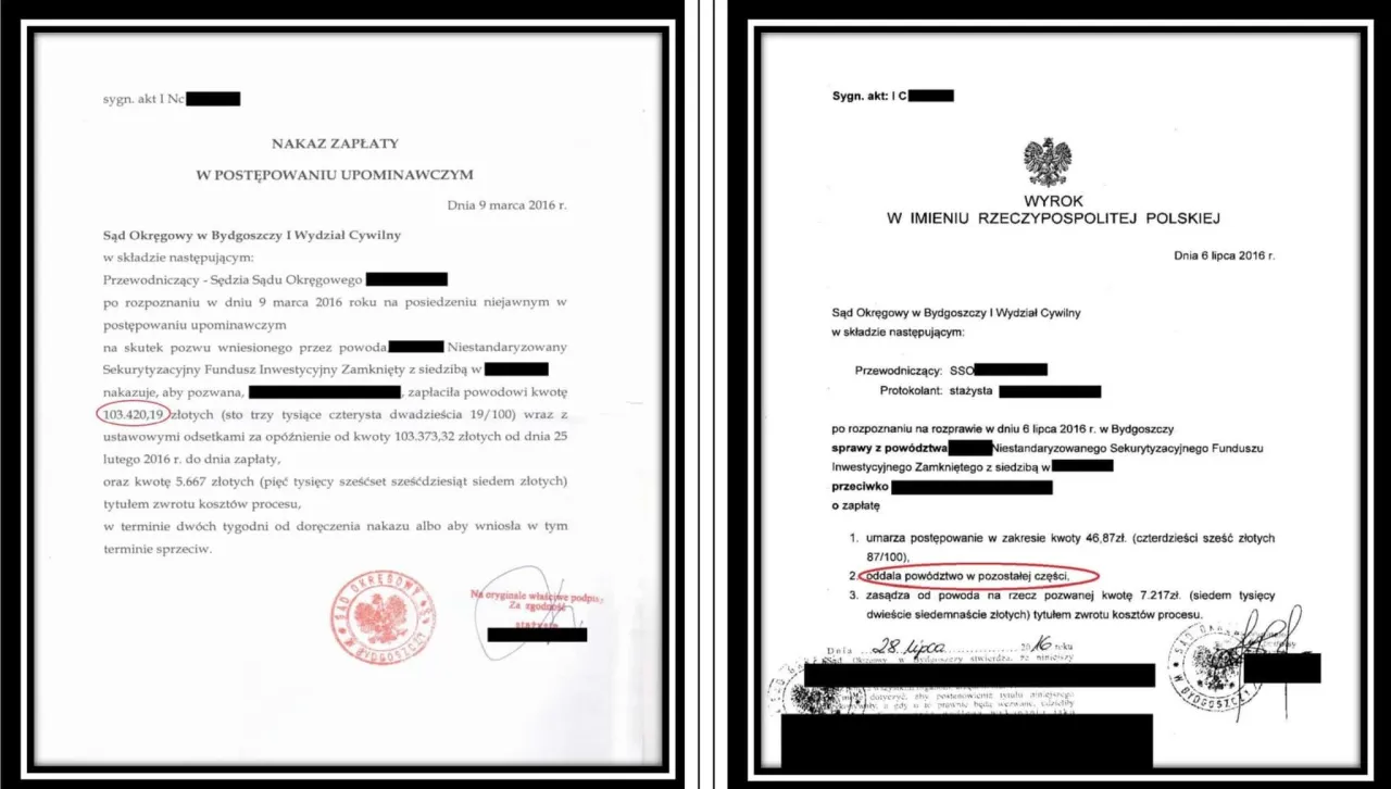 błędy we wniosku o umorzenie