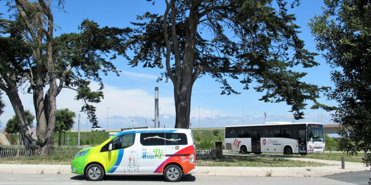 Autobus La Rochelle &Icirc;le de R&eacute; mapa trasy