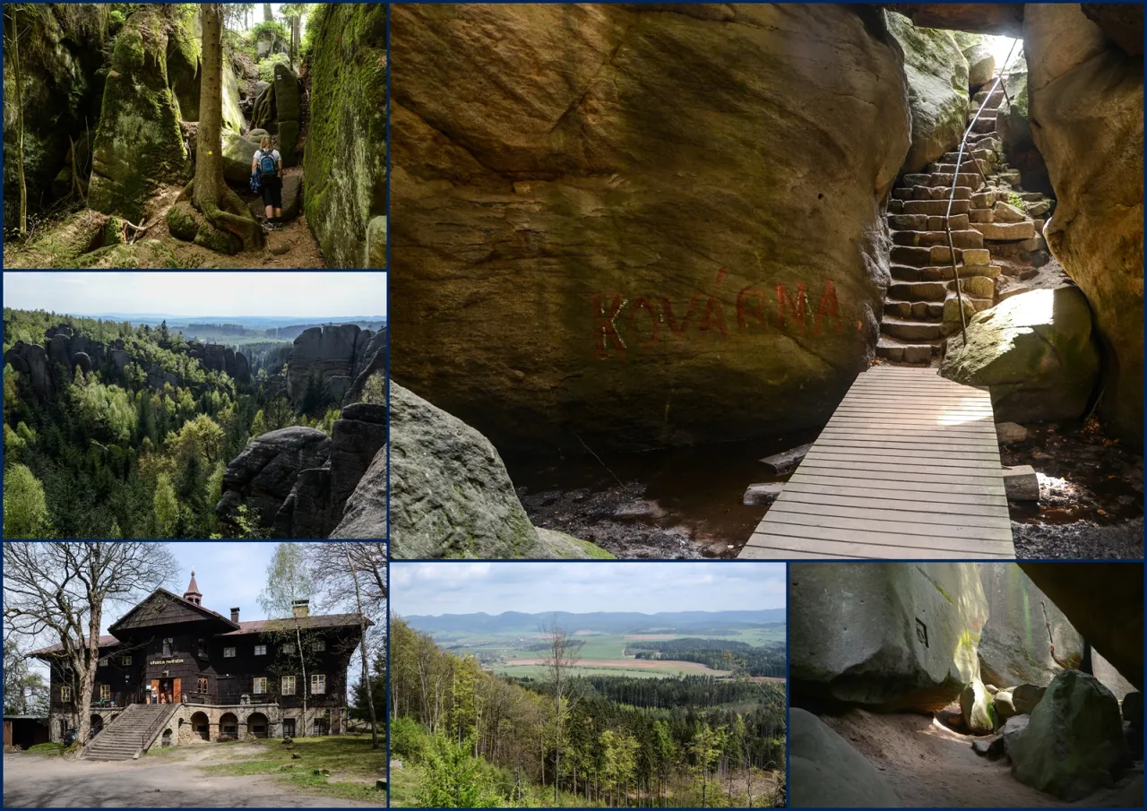 Rodzaje nocleg&oacute;w G&oacute;ry Stołowe kolaż