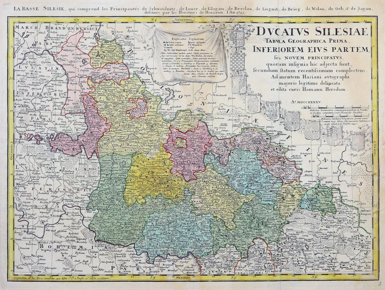 Mapa Świdnica Wrocław Dolny Śląsk