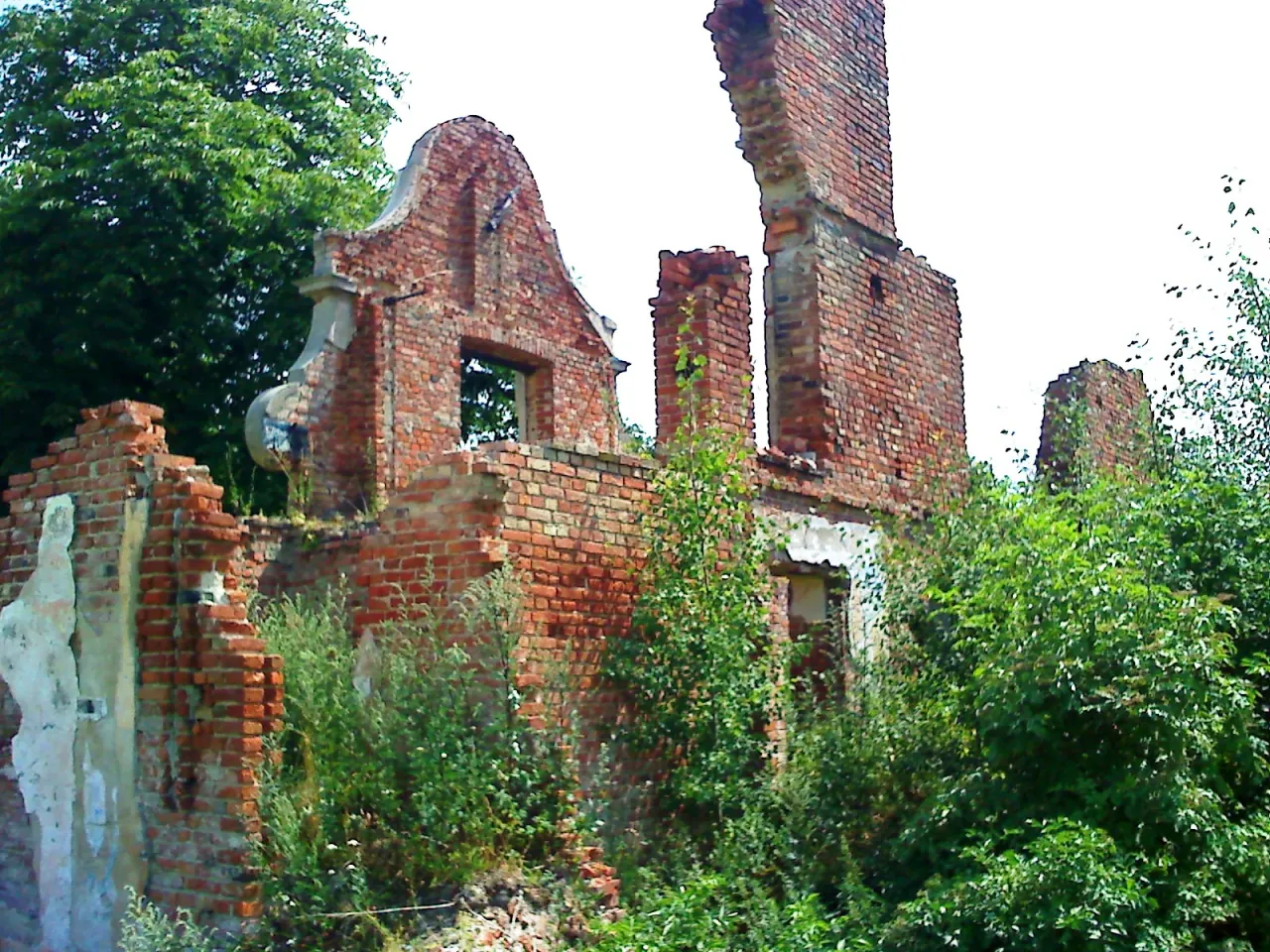 Ruiny dworu Klukowo Świercze