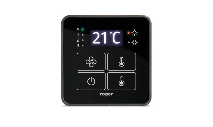 Panel sterowania klimatyzacji w pokoju hotelowym