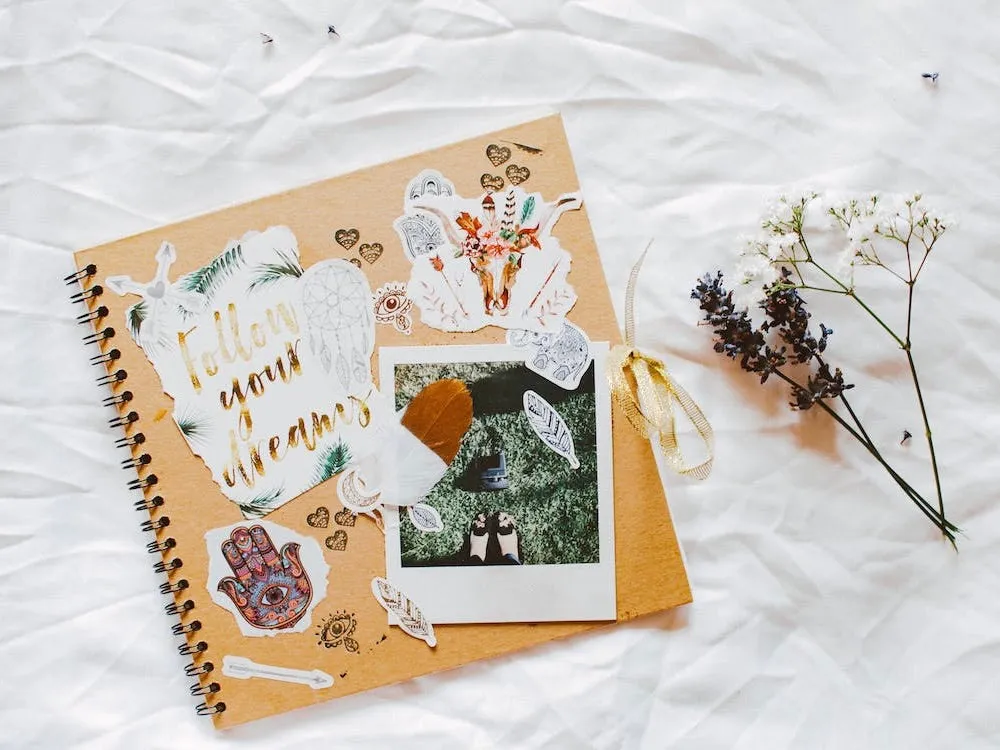 DIY album ze zdjęć scrapbooking