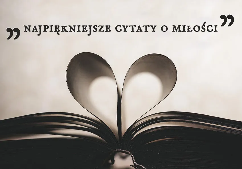 romantyczne cytaty, otwarty notatnik z wierszem miłosnym