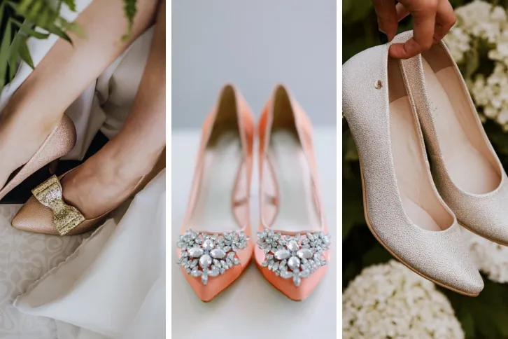 kolorowe buty ślubne, niebieskie buty ślubne, metaliczne buty ślubne, pastelowe buty ślubne