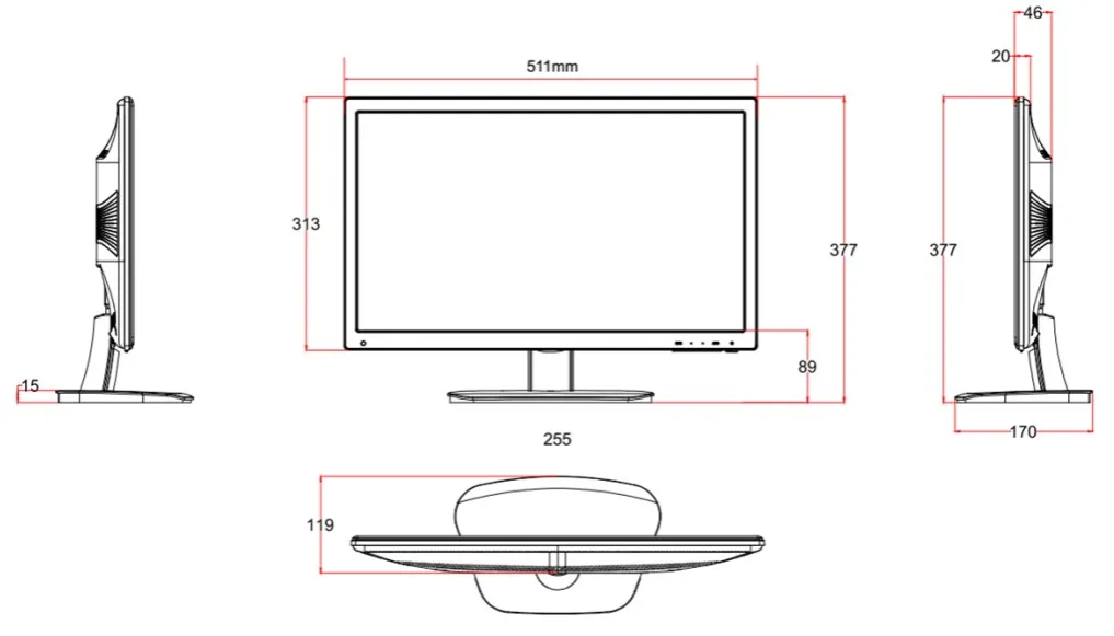 mierzenie przekątnej monitora instrukcja