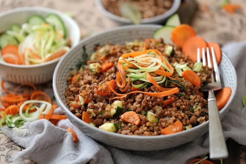 dania wegetariańskie z marchewką