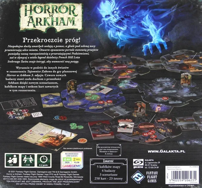 Horror w Arkham 3 edycja dodatki polskie