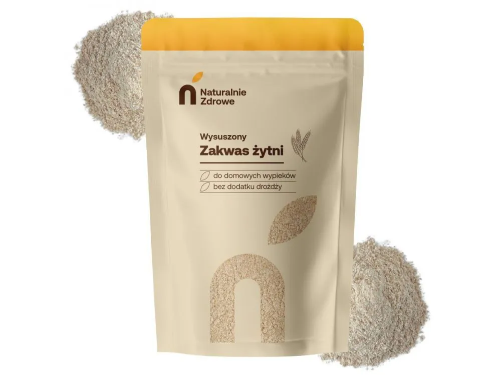 suszone płatki zakwasu chlebowego