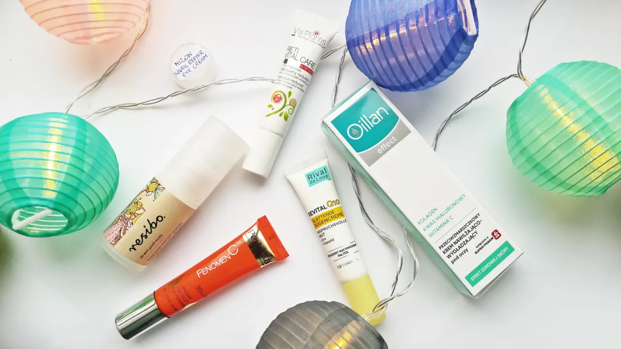 różne konsystencje kremów pod oczy żel serum