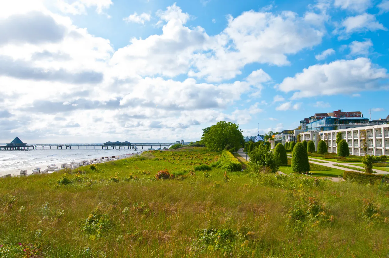 Hotel Kaiserhof Heringsdorf Fassade Promenade Strand