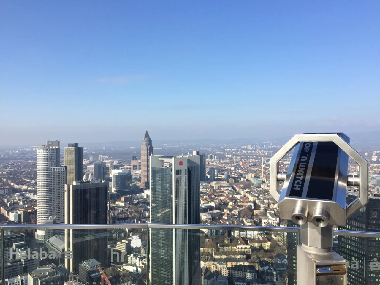 Frankfurt Main Tower Aussicht