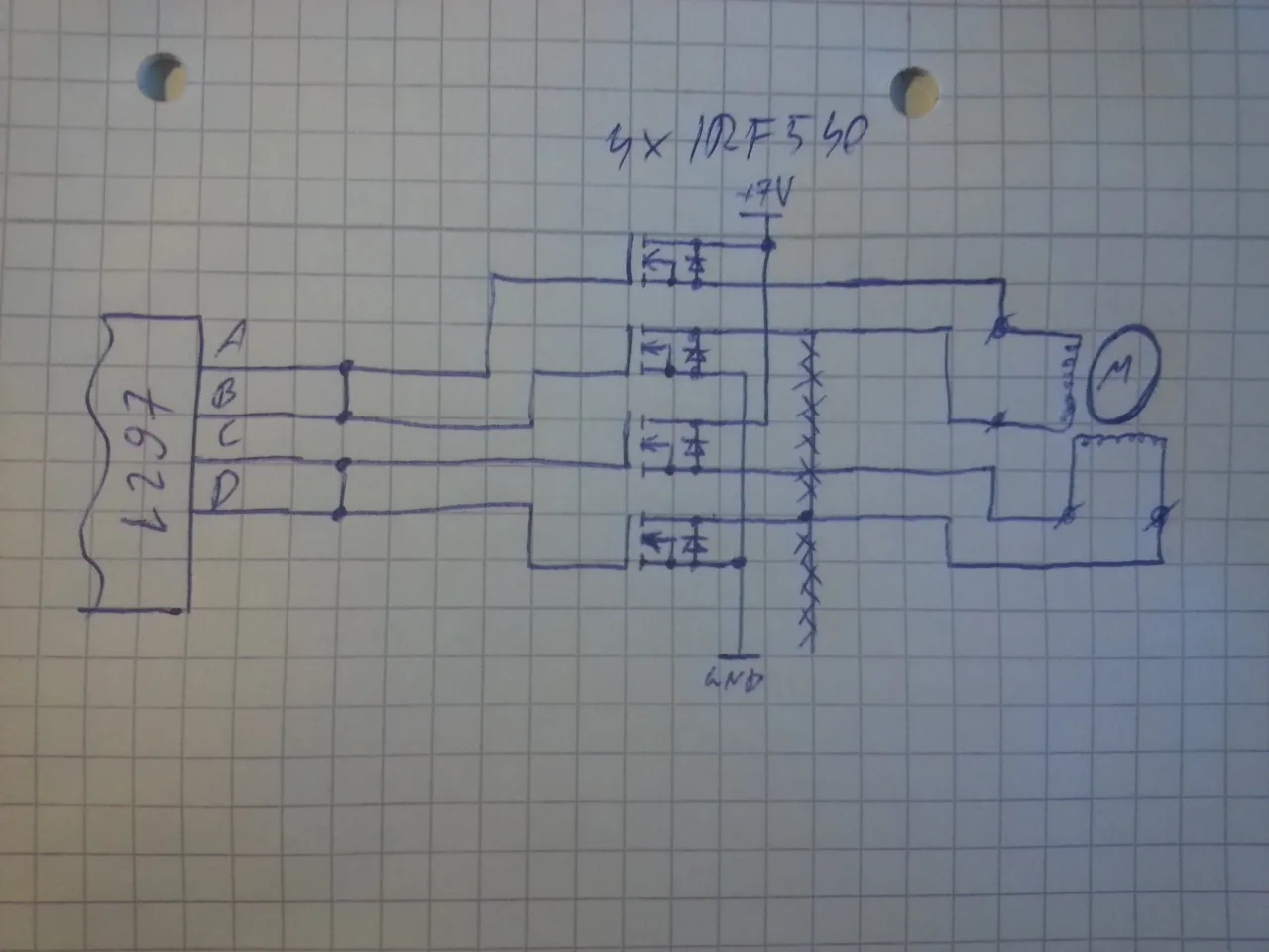 objawy uszkodzonego silnika krokowego schemat
