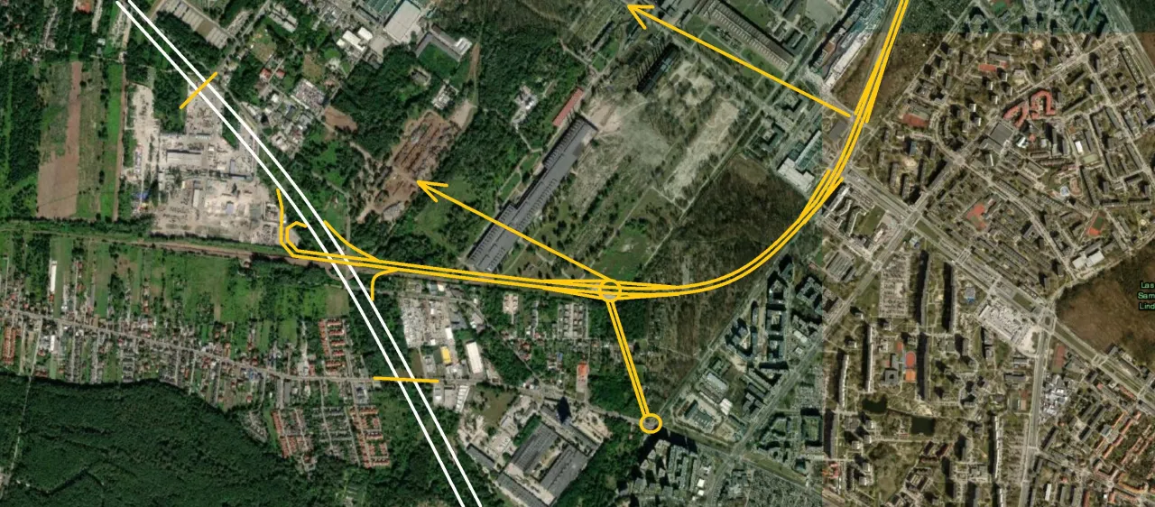 Metro Młociny węzeł komunikacyjny mapa