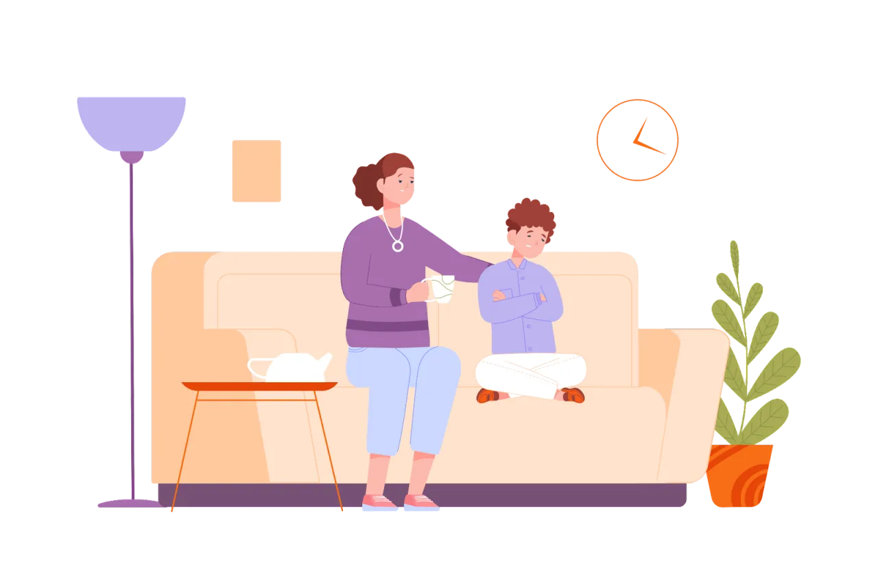 rodzic dziecko rozmawia o emocjach