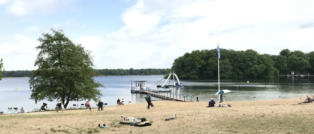 Seebad Heiligensee Strandbad Sandstrand und See