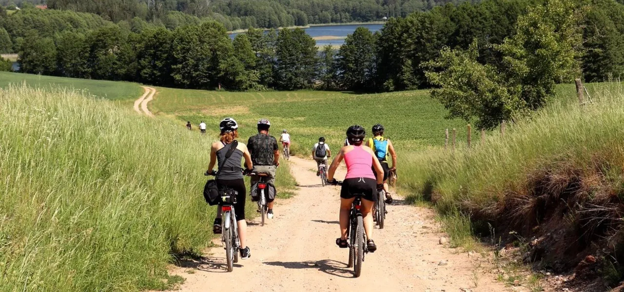 Krajobraz polodowcowy Suwalszczyzny rowerem