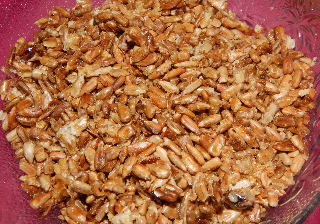 słonecznik prażony w piekarniku