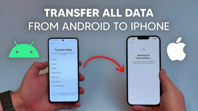 Android iPhone data transfer