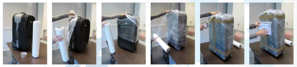 come imballare valigia per spedizione