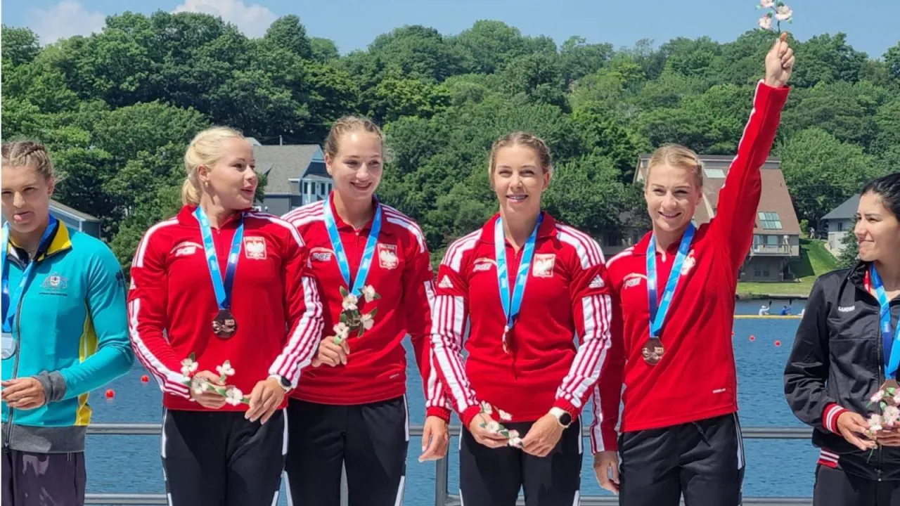 Elżbieta Urbańczyk medal podium