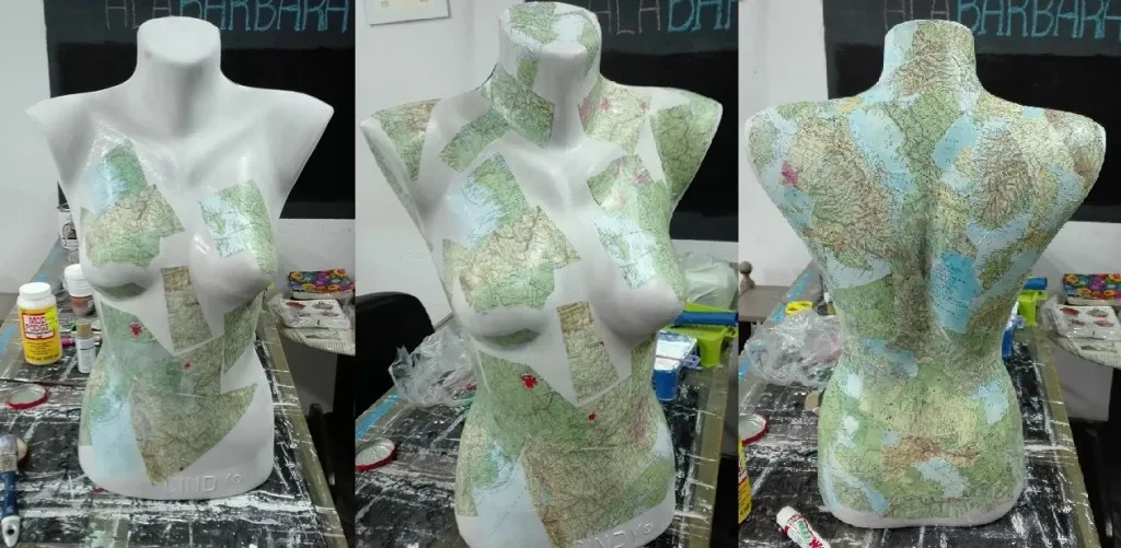 wypełnianie manekina treningowego DIY