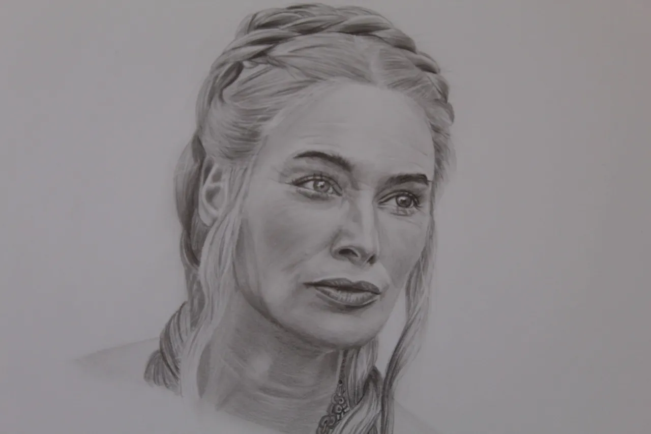 Cersei Lannister portret kr&oacute;lowa