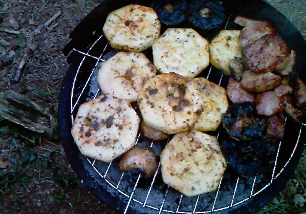 Grillowany kabaczek talerz