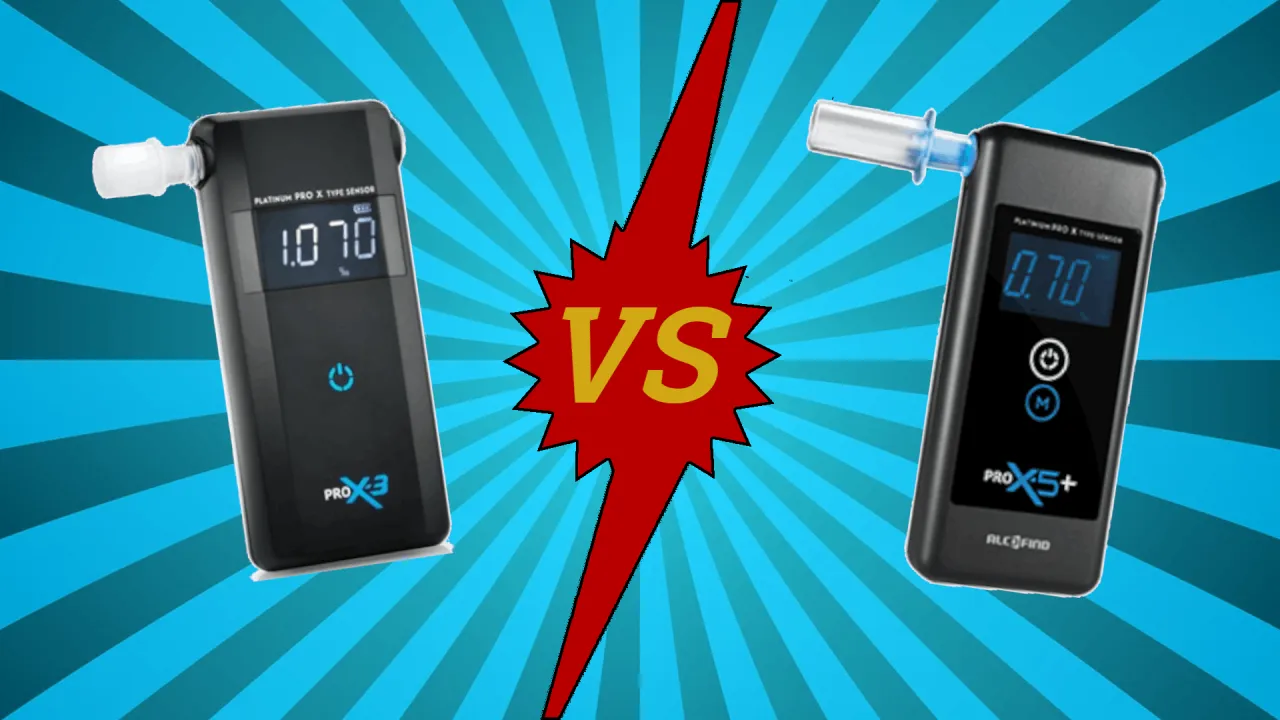Alkomaty PRO-X-3 i PRO-X-5 porównanie