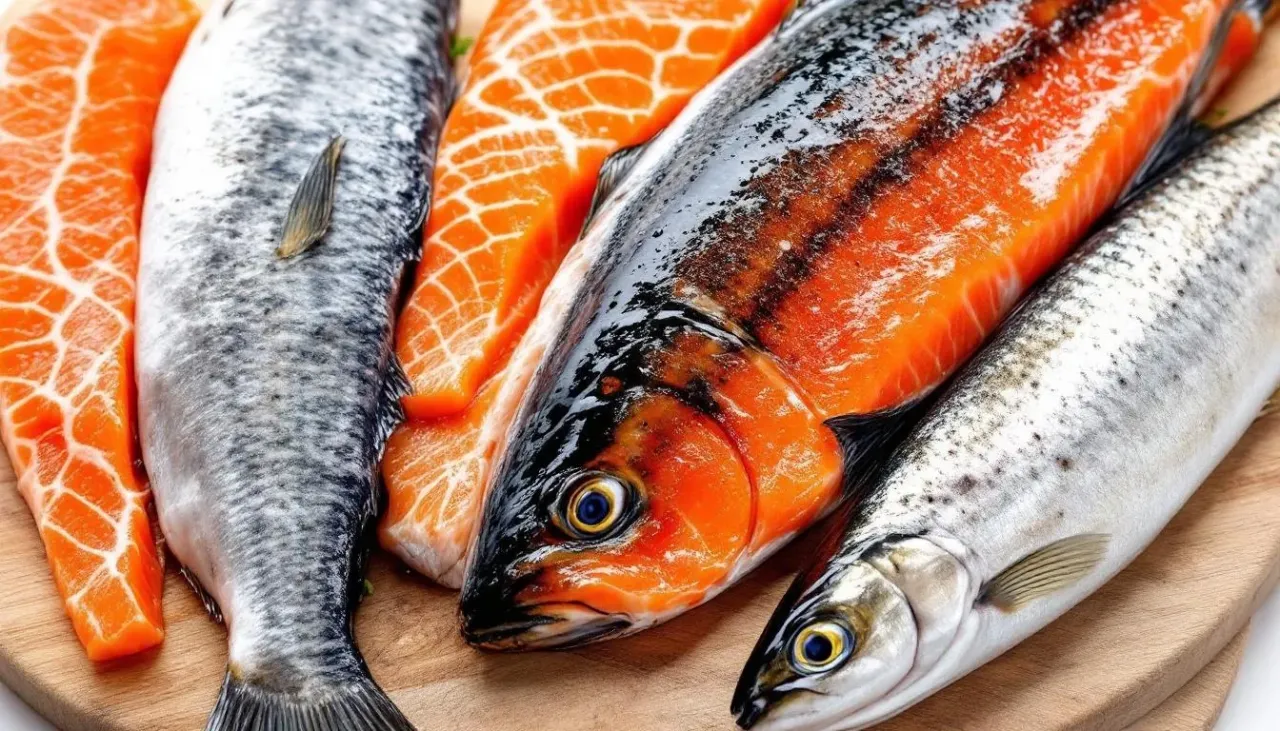 r&oacute;żne gatunki ryb bezpiecznych i niebezpiecznych dla psa