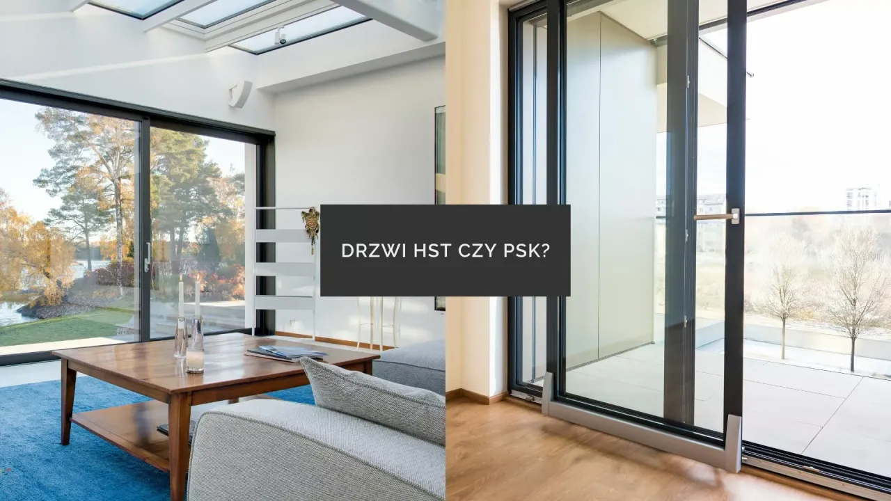 Nowoczesne drzwi balkonowe przesuwne HST otwierają przestrzeń na piękny widok.