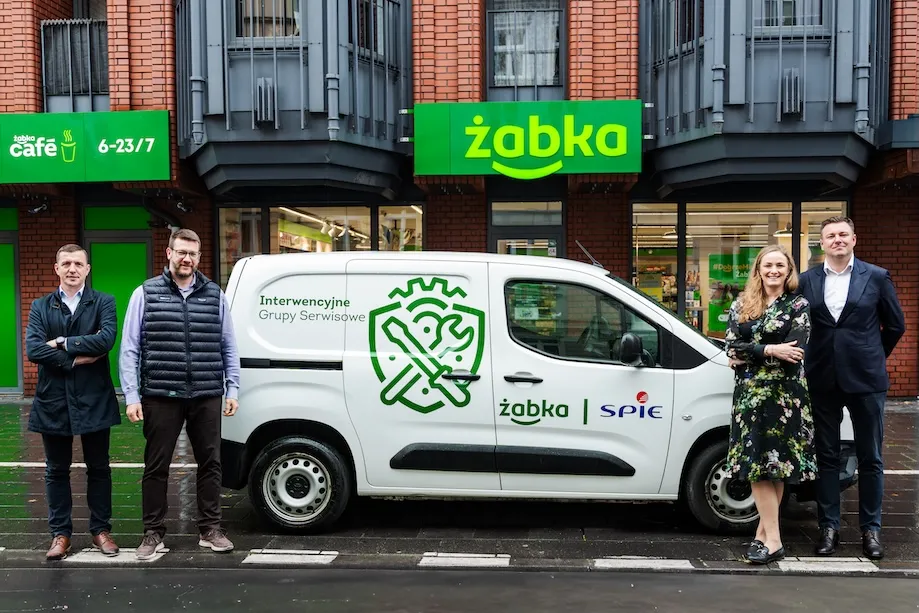 Sklep Żabka z usługami dodatkowymi