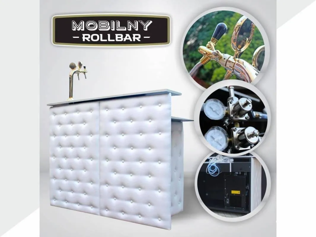 mobilny bar piwny wesele, serwowanie piwa z kega na weselu