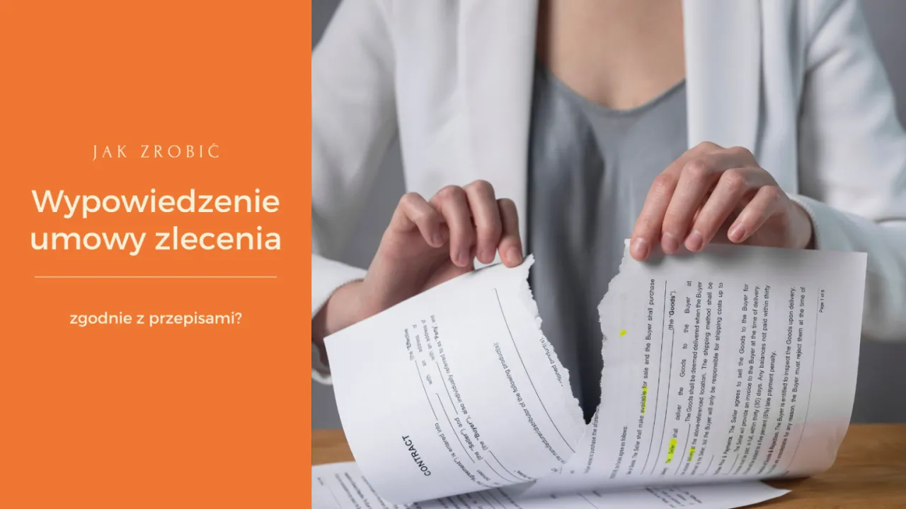 Ręce drą umowę zlecenia. Dowiedz się, jak napisać wypowiedzenie umowy zlecenie zgodnie z prawem.
