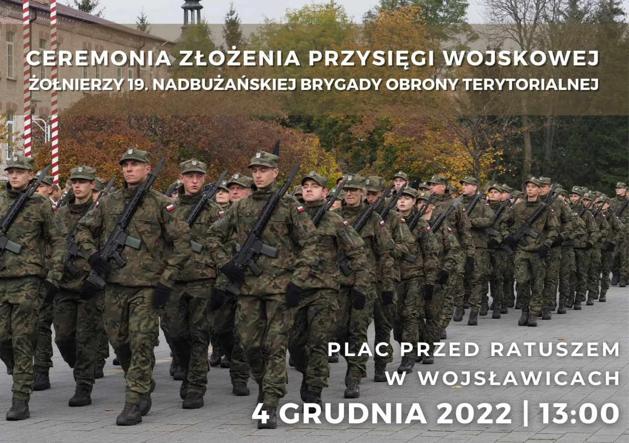 Przysięga wojskowa uroczystość