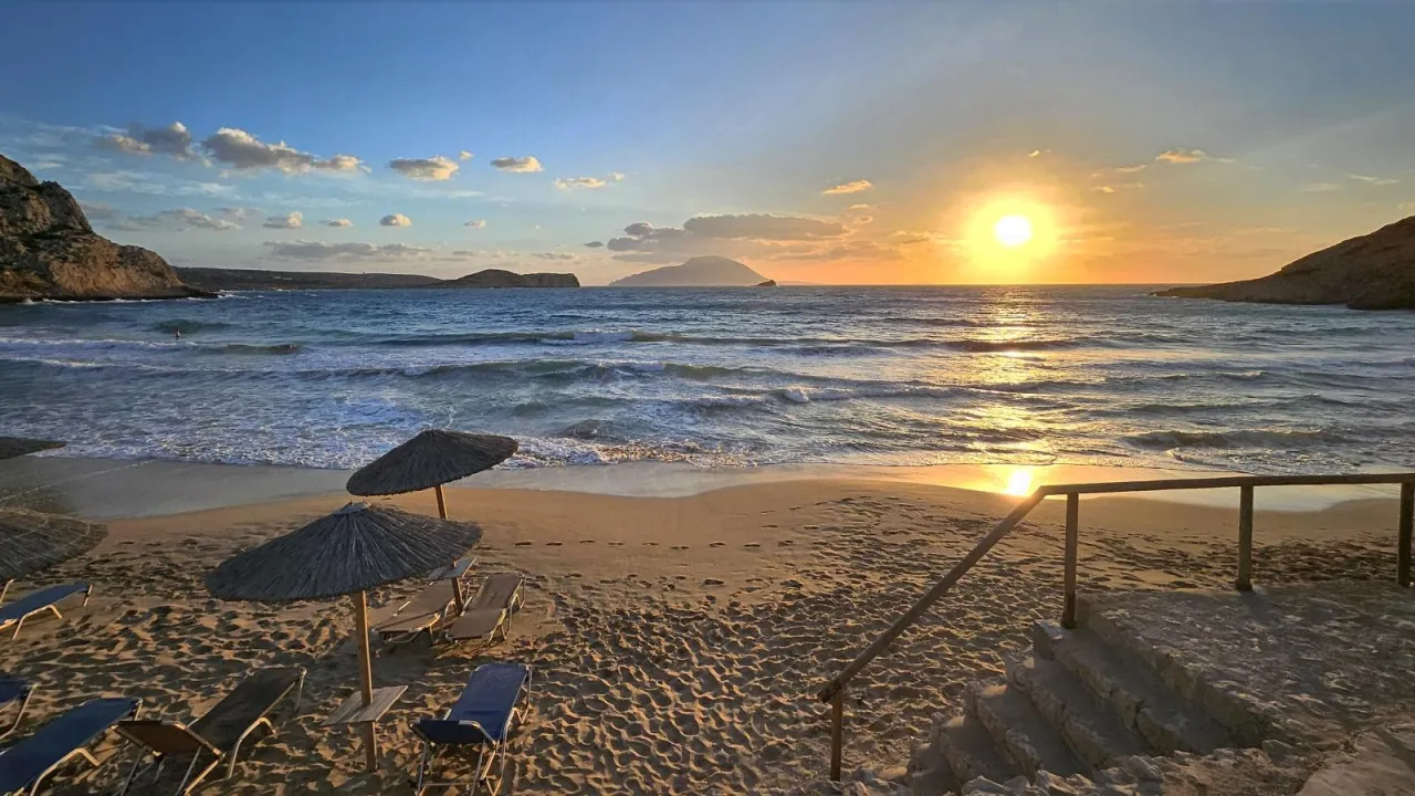 Mapa Grecji z zaznaczonymi popularnymi wyspami