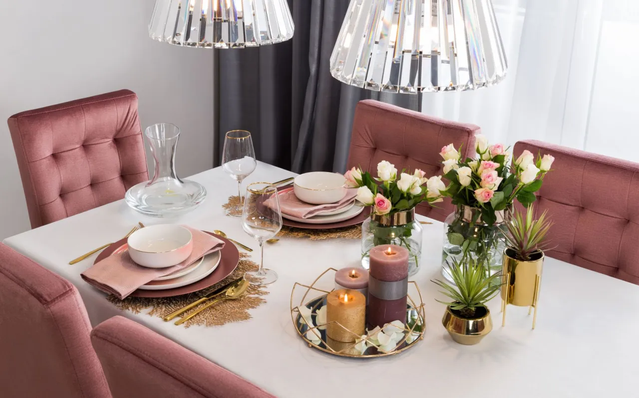 aranżacje stołu we dwoje