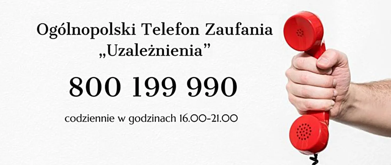 telefon zaufania uzależnienia