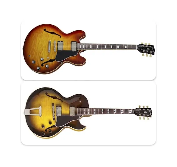 Gitary elektryczne hollow body solid body