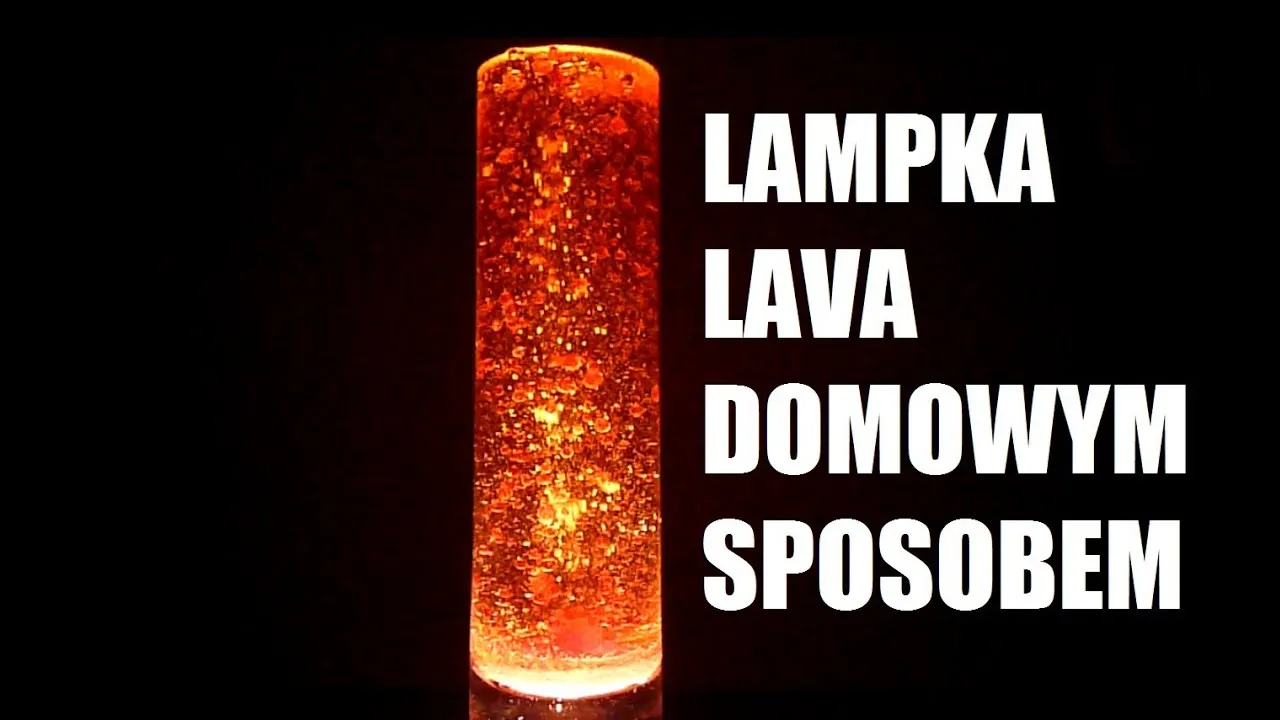 Eksperyment domowa lampa lawa