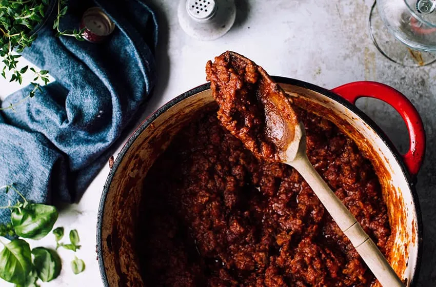 składniki na ragù alla bolognese