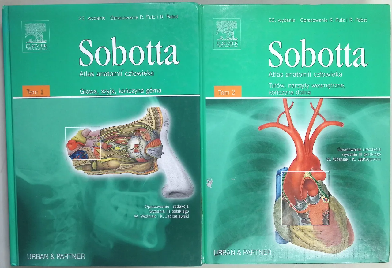 Porównanie atlasów anatomii: Sobotta, Netter, Bochenek