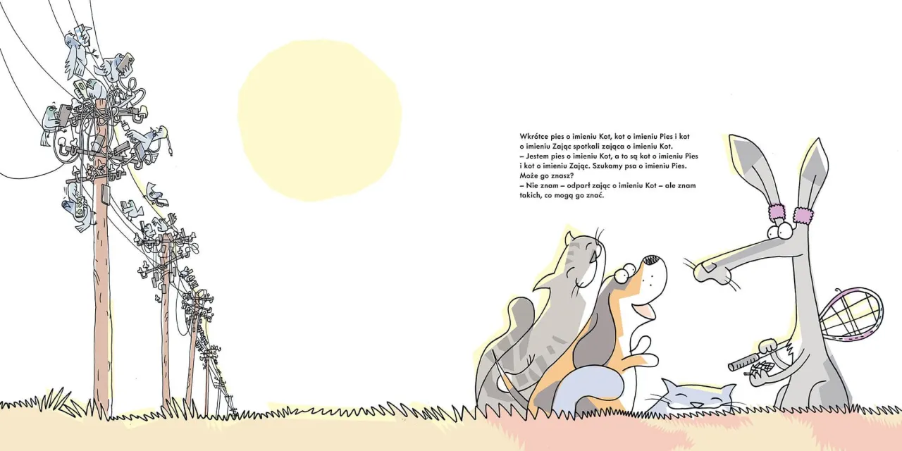 niezwykły pies o oryginalnym imieniu