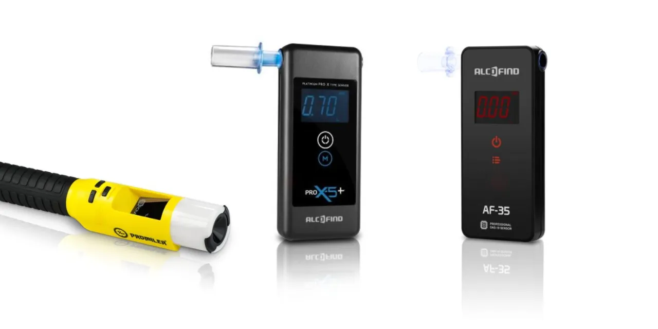 ranking alkomatów elektrochemicznych Promiler AlcoFind Sentech