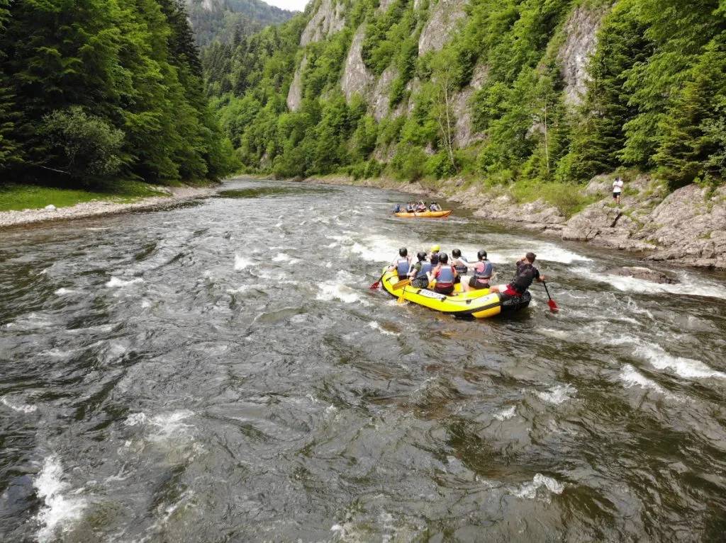 kajakarstwo g&oacute;rskie Dunajec Wietrznice Pieniny