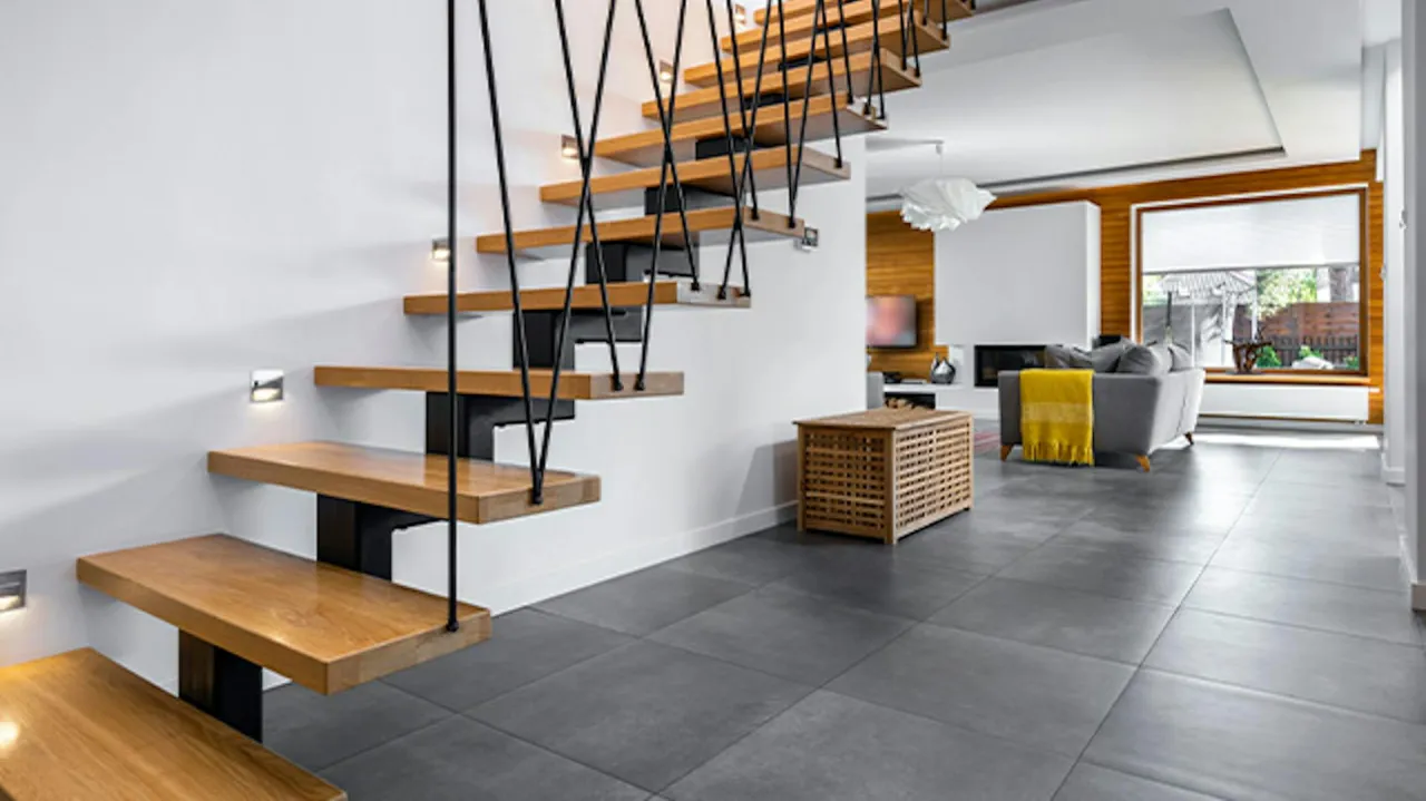 różne typy schodów wewnętrznych inspiracje